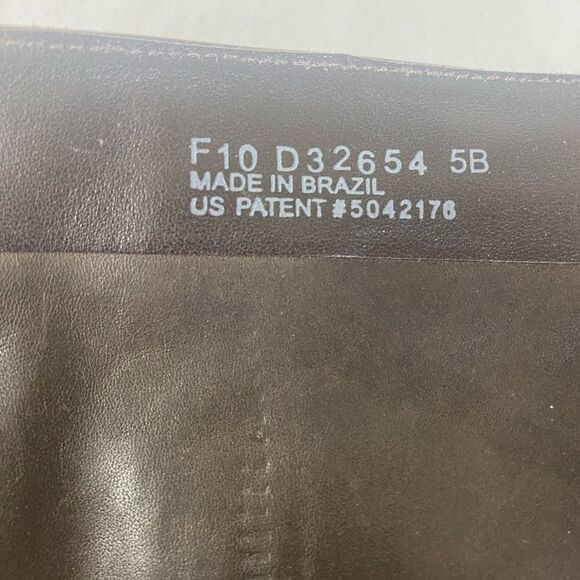 Cole Haan 5B Nike Air Tantivy dark chocolate riding boots W/ equestrian accents - Picture 10 of 10